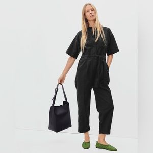 NWT Everlane The Fatigue Short-Sleeve Jumpsuit Size 0 , 8 and 12